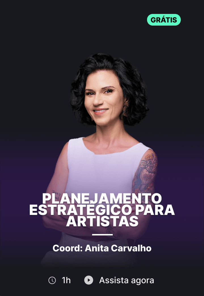 Aula Gratuita de Planejamento Estratégico para Artistas